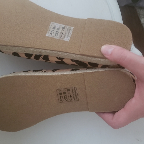 Qupid leopard espadrille flats - Picture 4 of 4